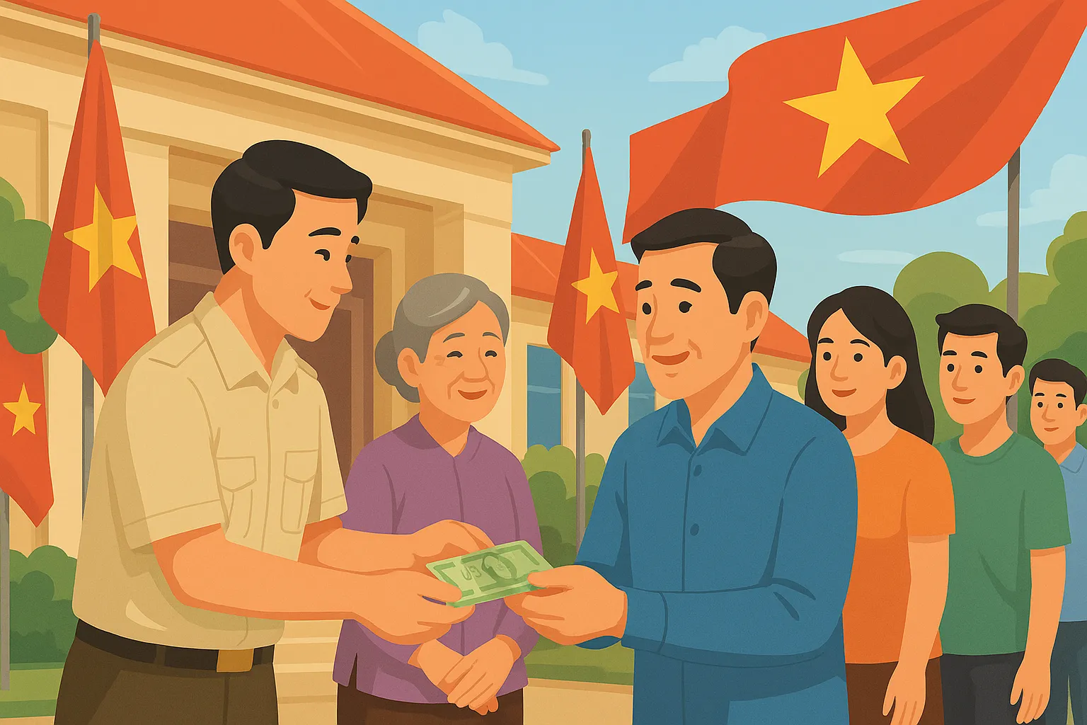 Kho bạc Nhà nước đã giải ngân toàn bộ 10.700,3 tỷ đồng quà tặng dịp Quốc khánh; công bố kế hoạch chi trả đợt 2 cho người chưa nhận